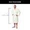Northwest Silk Touch L/XL Bath Robe Optical White 26×47 Inches